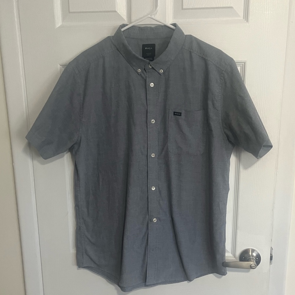 RVCA short sleeve button down L